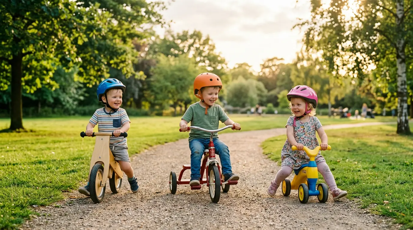 Draisienne, tricycle, porteur ou trottinette : que choisir ?