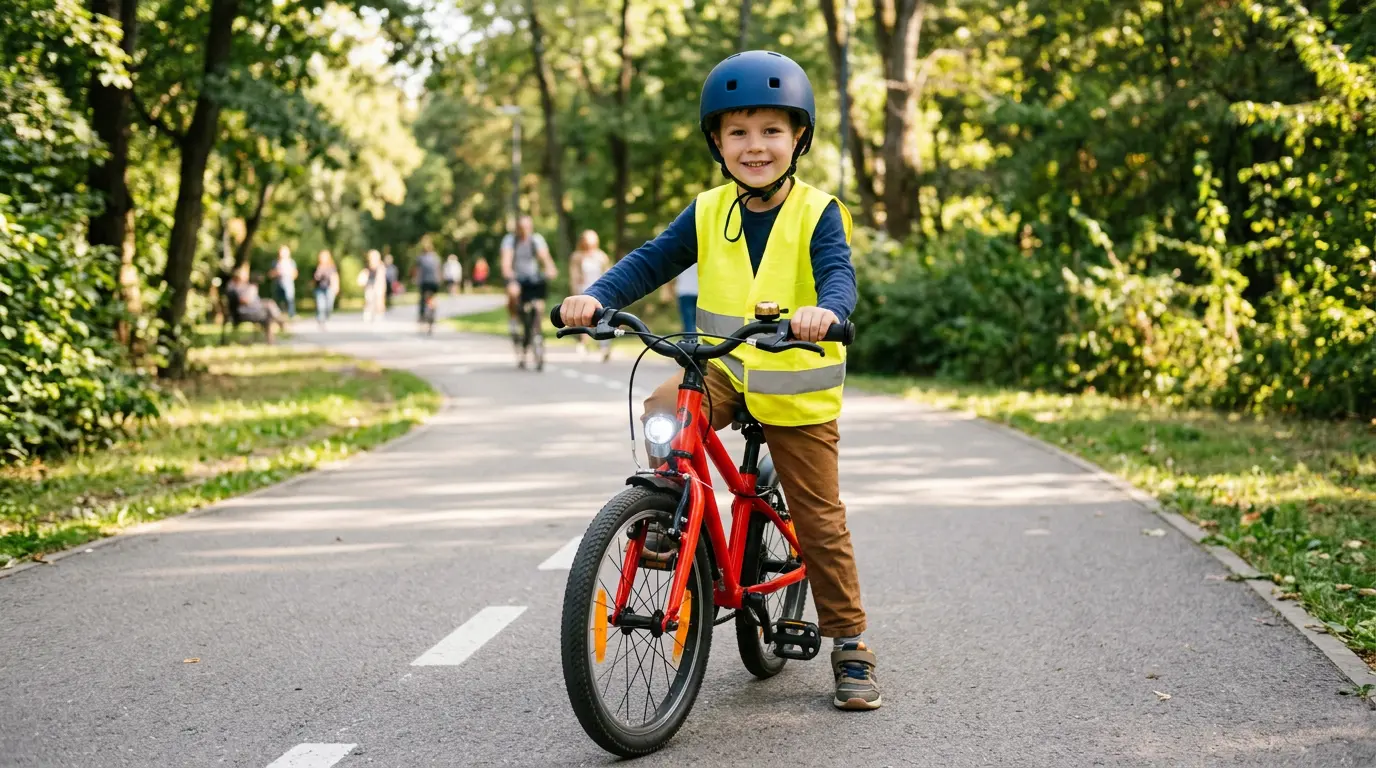 Quels sont les équipements obligatoires à vélo pour un enfant ?