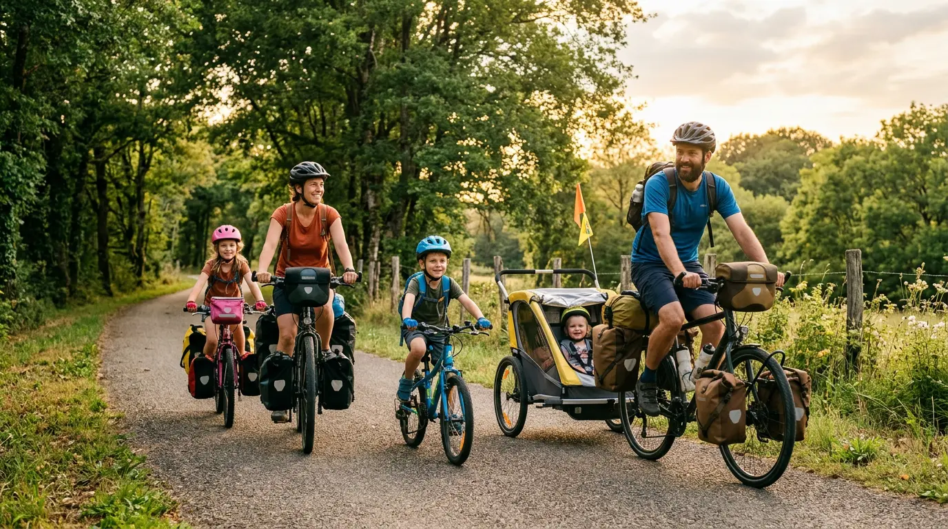 Voyage à vélo en famille : comment le préparer ?